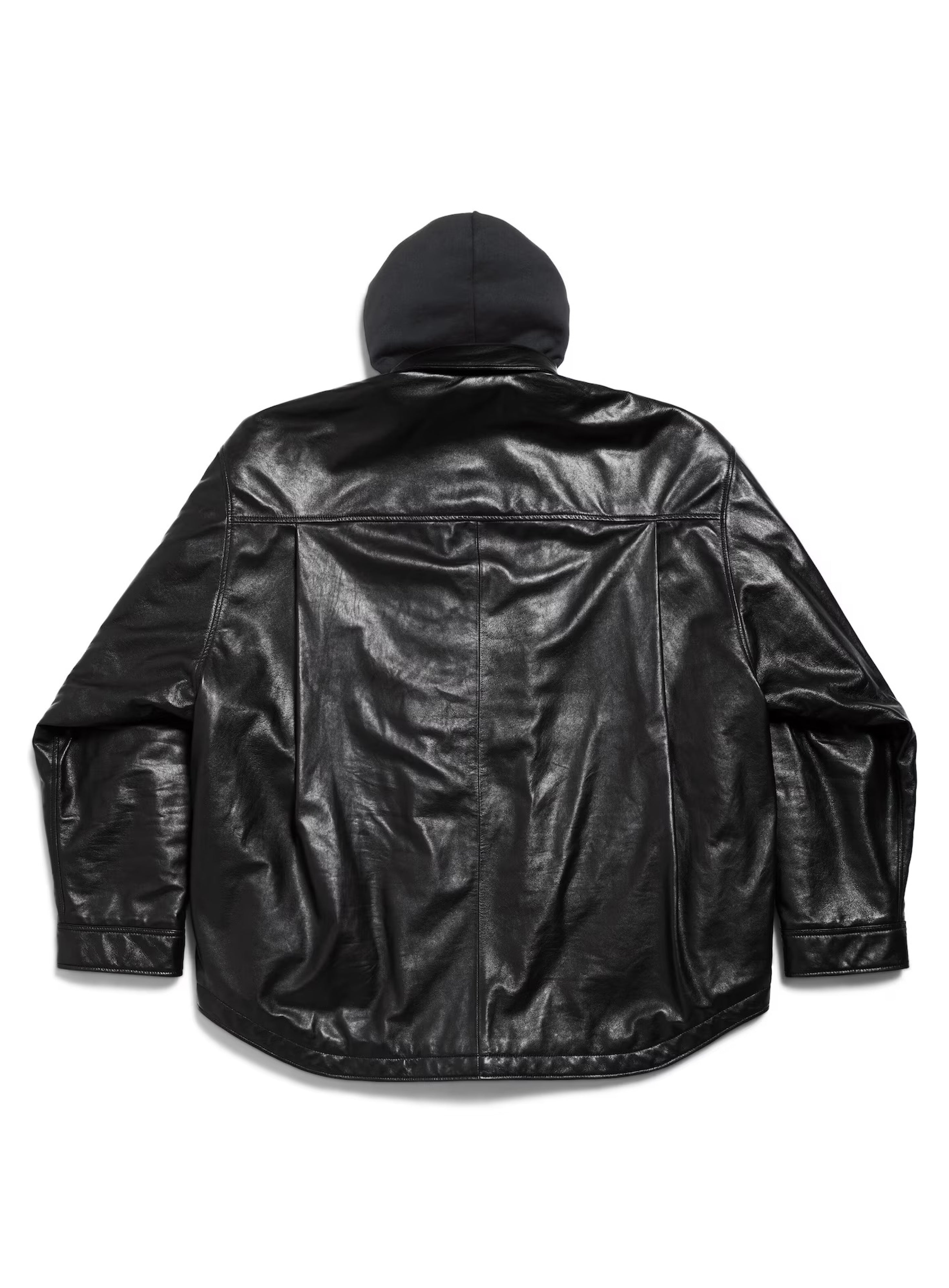 Shirt Parka in Black